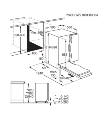 Dishwasher ELECTROLUX EEG88600W