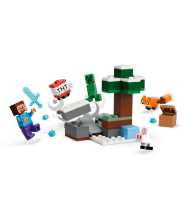 LEGO Minecraft Steve'i seiklus taigas