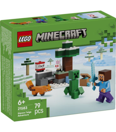 LEGO Minecraft Steve'i seiklus taigas