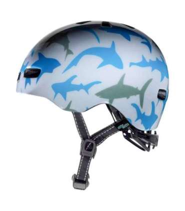 Jalgrattakiiver Nutcase Shark Gloss MIPS 48-52cm