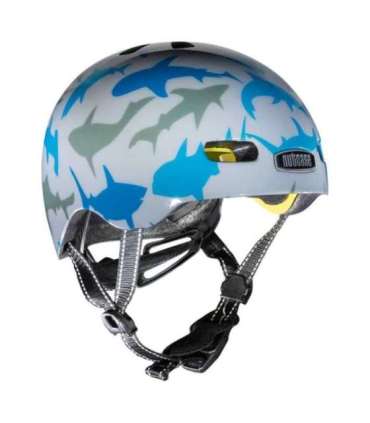 Jalgrattakiiver Nutcase Shark Gloss MIPS 48-52cm