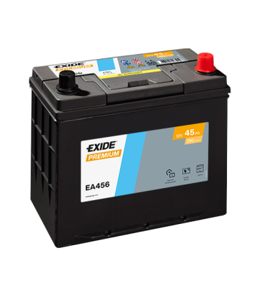 Exide Premium 45Ah390A 237x127x227-+