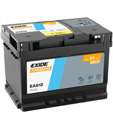 Exide Premium 61Ah600A 242x175x175-+