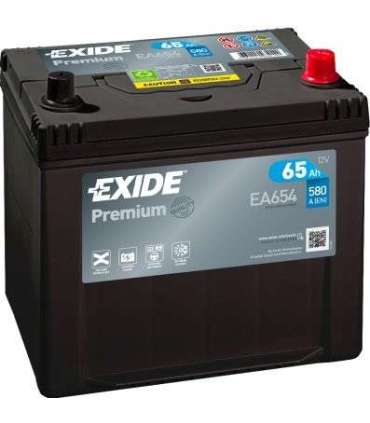 Exide Premium 65Ah580A 230x173x222-+