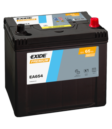 Exide Premium 65Ah580A 230x173x222-+