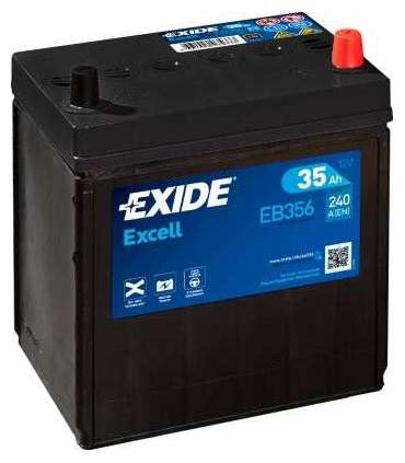 Exide Excell 35Ah 240A 187x127x220-+