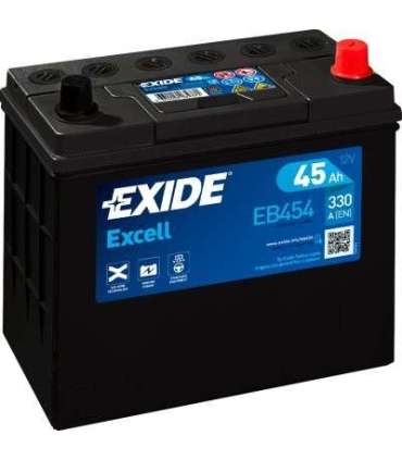 Exide Excell 45Ah 330A 237x127x227-+