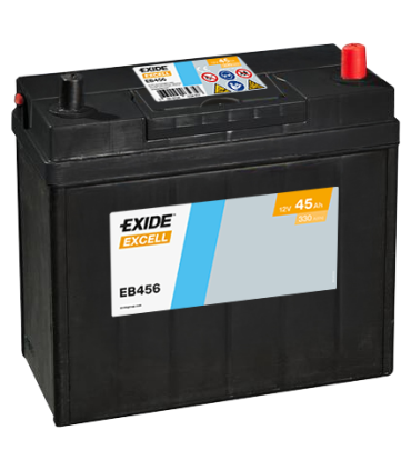 Exide Excell 45Ah 300A 234x127x220-+J