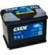 Exide Excell 62Ah 540A 242x175x190+-