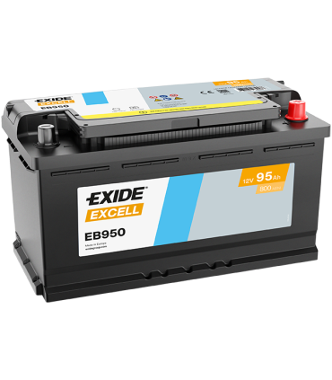 Exide Excell 95Ah 800A 353x175x190-+