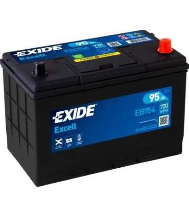 Exide Excell 95Ah 720A 306x173x222-+