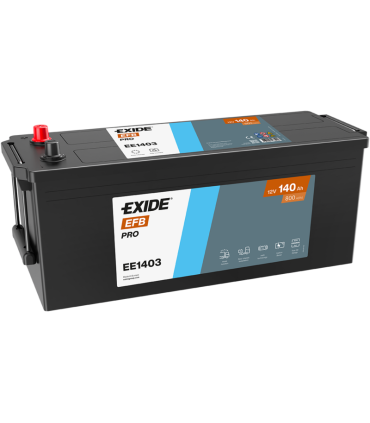 Exide PRO EFB 140Ah800A513x189x223+-