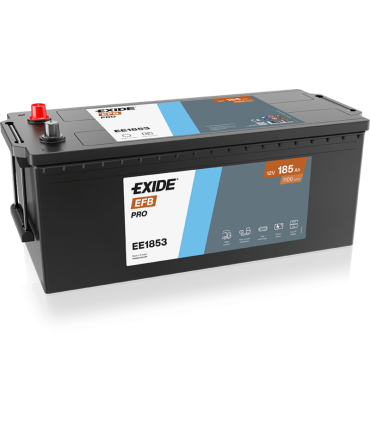 Exide PRO EFB 185Ah1100A513x223x223+-