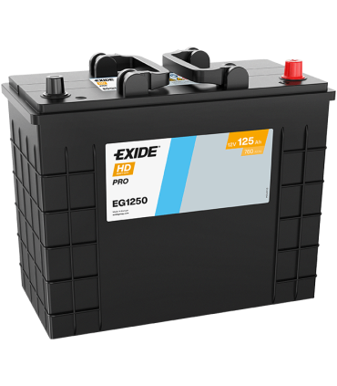 Exide StartPRO 125Ah750A 349x175x290-+