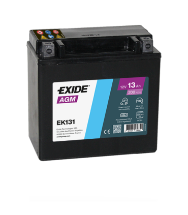 Exide AGM 13Ah 200A 150x90x145+-