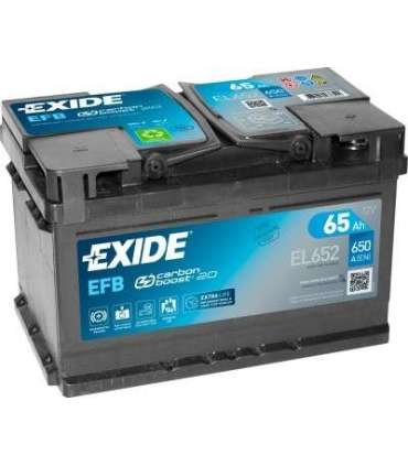 Exide EFB 65Ah 650A 278x175x175-+