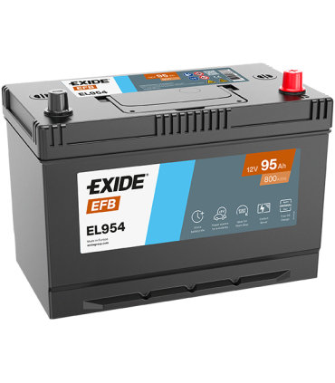 Exide EFB 95Ah 800A 306x173x222-+