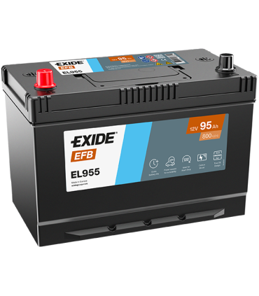 Exide EFB 95Ah 800A 306x173x222+-