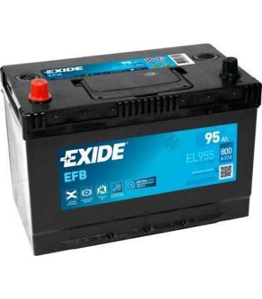 Exide EFB 95Ah 800A 306x173x222+-