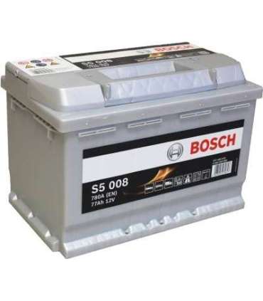 Bosch S5 008 77Ah 780A 278x175x190mm -+