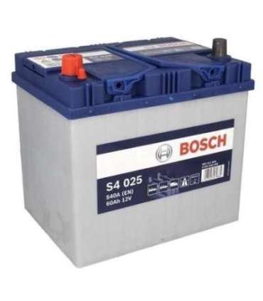 Bosch S4 025 60Ah 540A 232x173x225 +-