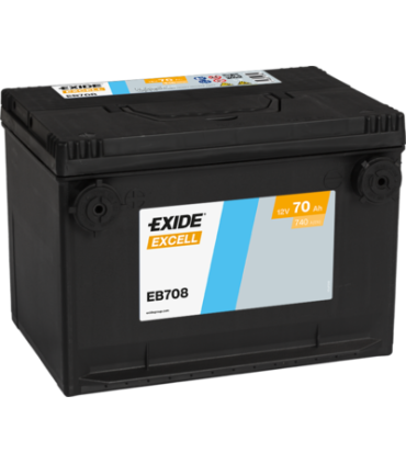 Exide Excell 70Ah740A 260x180x186+- USA