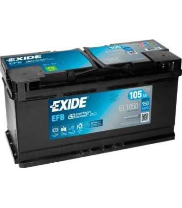 Exide EFB 105Ah 950A 392x175x190-+