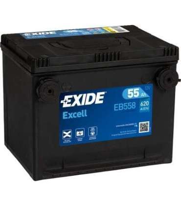 Exide Excell 55Ah 620A 230x180x186+- USA