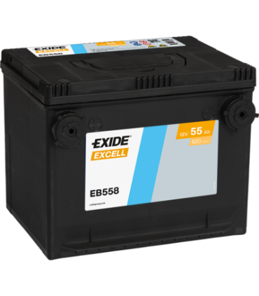 Exide Excell 55Ah 620A 230x180x186+- USA