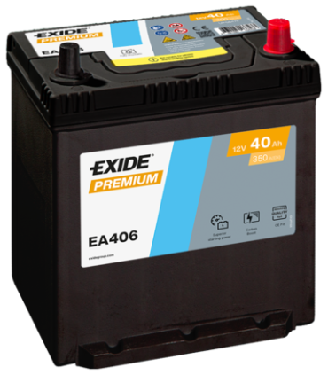 Exide Premium 40Ah360A 187x127x220-+