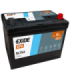 Exide EFB 75Ah 750A 260x173x222-+