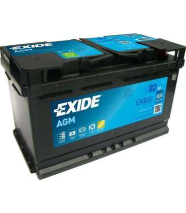 Exide AGM aku 80Ah 800A 315x175x190-+