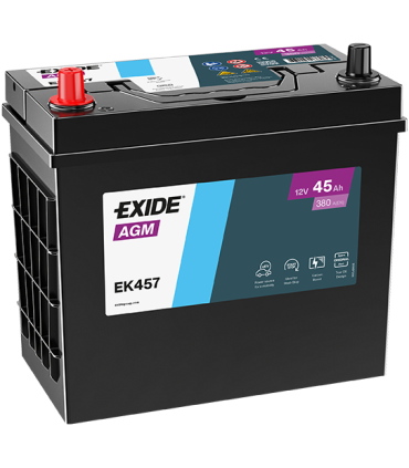 Exide AGM 45Ah 380A 237x127x227+- JAP