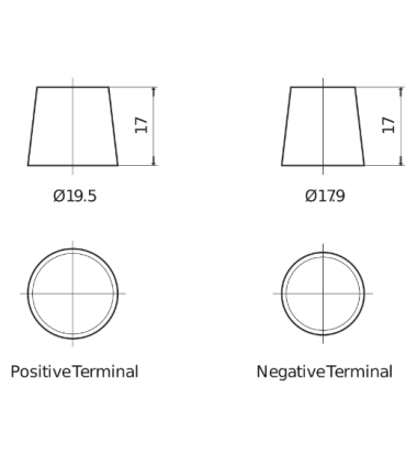 Exide AGM 50Ah 570A 207x175x190-+