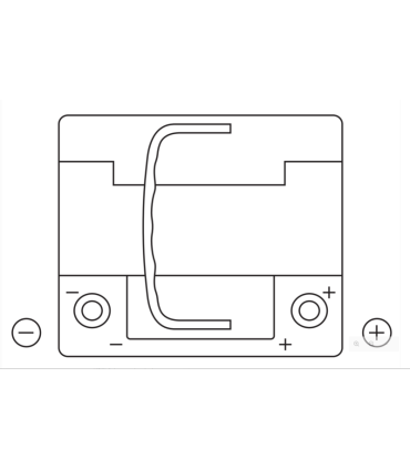 Exide AGM 50Ah 570A 207x175x190-+