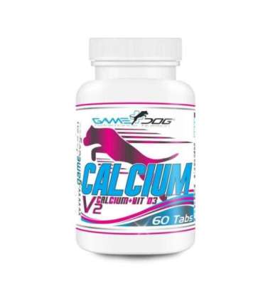 Game Dog Calcium + D3 V2 wapń pies 60 tabletek