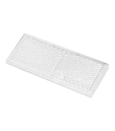 Reflektor valge 82x36mm kleebitav 2tk