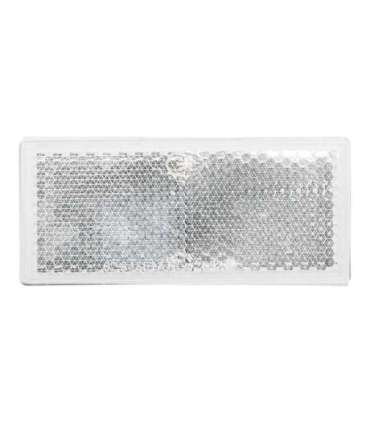 Reflektor valge 82x36mm kleebitav 2tk