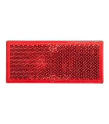 Reflektor punane 82x36mm kleebitav 2tk