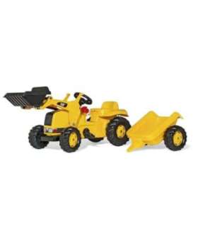 Cat traktor kopa ja käruga