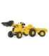 Cat traktor kopa ja käruga