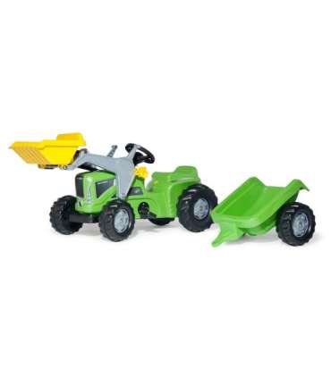 RollyKiddy Futura traktor käru+kopaga