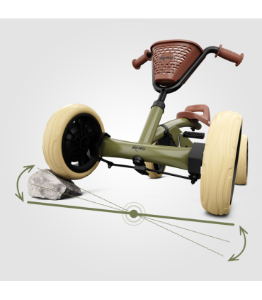 Laste pedaalidega kart Berg Buzzy Retro Green