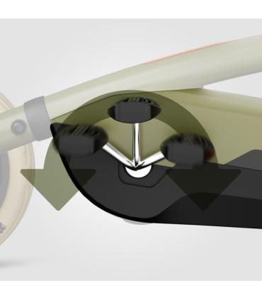 Laste pedaalidega kart Berg Buzzy Retro Green