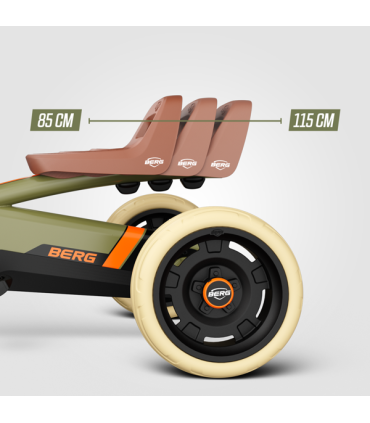 Laste pedaalidega kart Berg Buzzy Retro Green