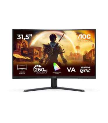 AOC C32G42ZE Curved 31.5“ 1920x1080/16:9/300 cd/m²/0.3 ms/DisplayPort HDMI Headphone out AOC
