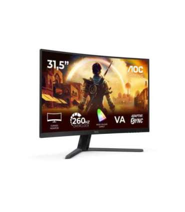 AOC C32G42ZE Curved 31.5“ 1920x1080/16:9/300 cd/m²/0.3 ms/DisplayPort HDMI Headphone out AOC