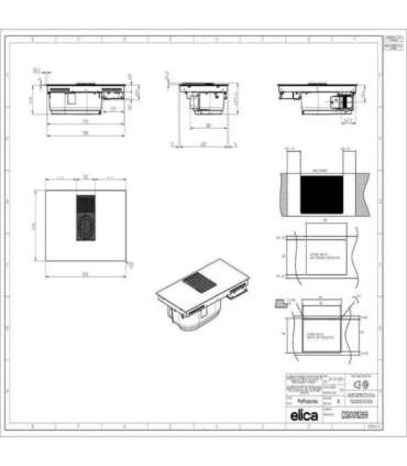 Hob and Hood (2in1) ELICA NIKOLATESLA LIBRA EVO BL/A/83