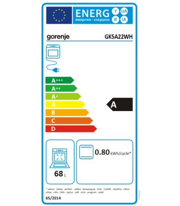 Cooker GORENJE GK5A22WH