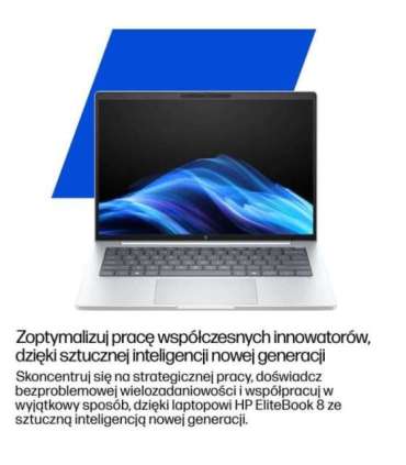 HP EliteBook 8 G1a Ryzen AI 5 Pro 340 14"WUXGA IPS 400nits AG LBL 32GB DDR5 5600 SSD1TB Radeon 840M Cam IR 5 Mpx AI 62Wh